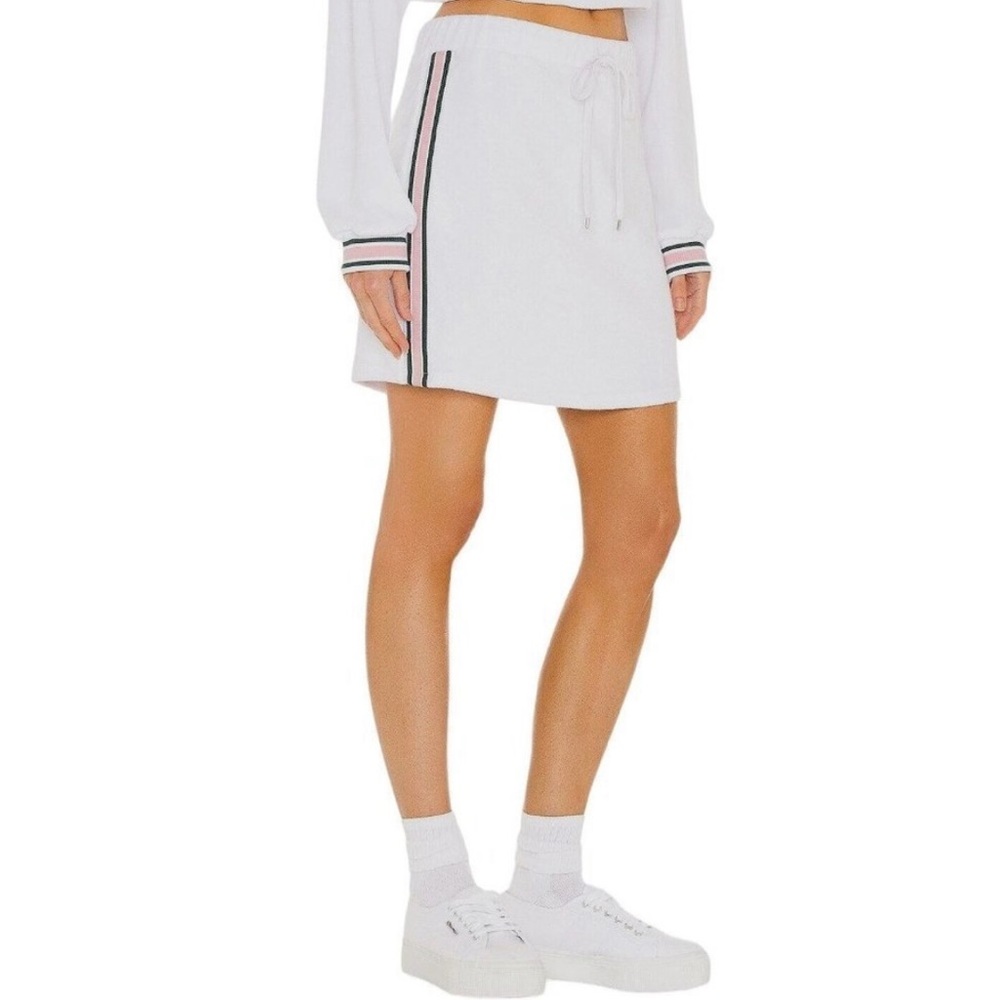 REVOLVE Tennis Club White Athletic Mini Skirt XS collegiate Sporty Preppy